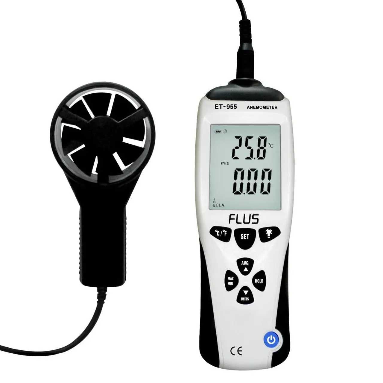 Anemometr, miernik wiatru FLUS ET-955