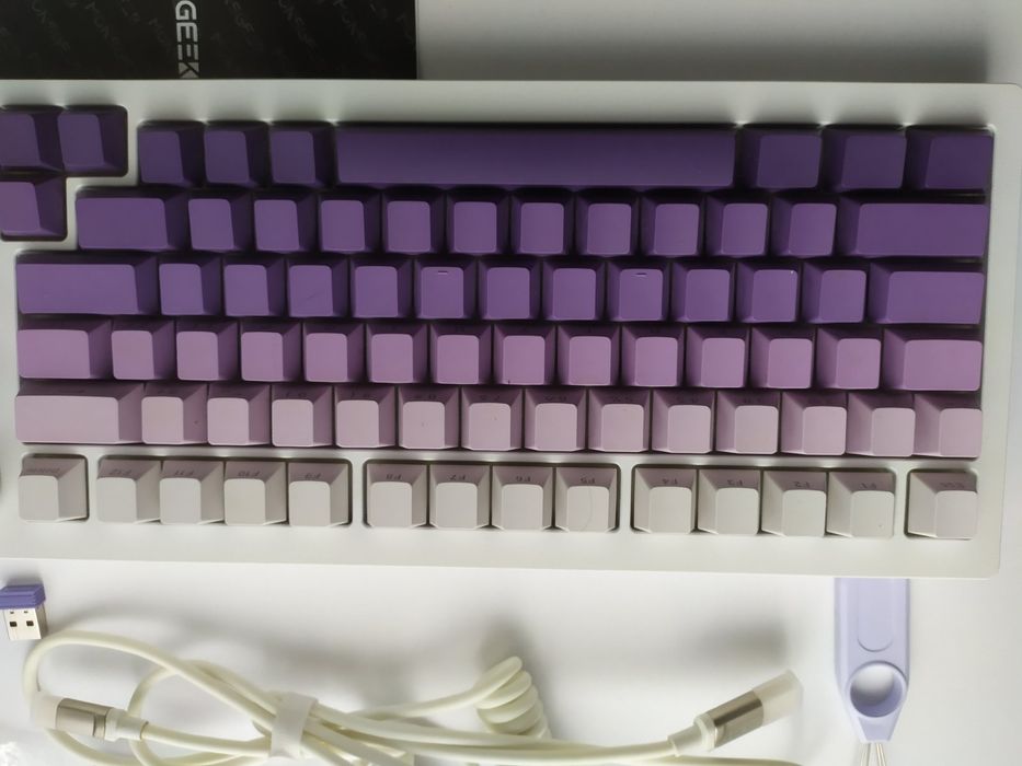 Клавіатура Monsgeek M1W (бездротова) | KTT Kang White | Leobog Gradien