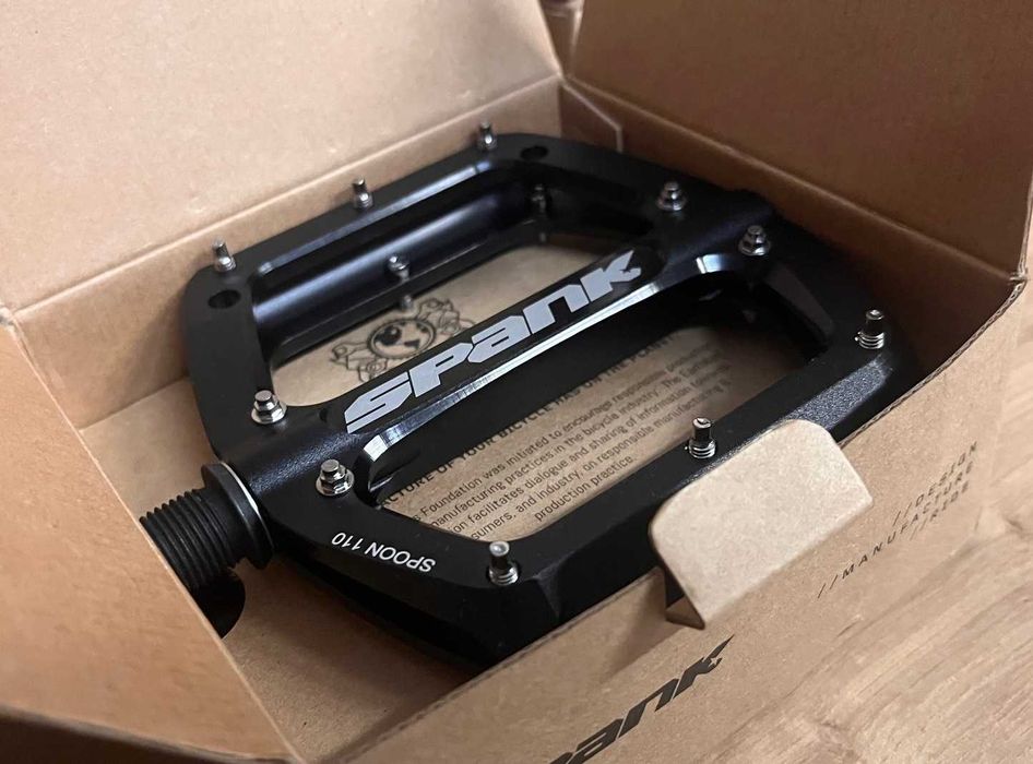 Pedały platformowe SPANK SPOON 110 Black L ebike elektryk enduro Pedal