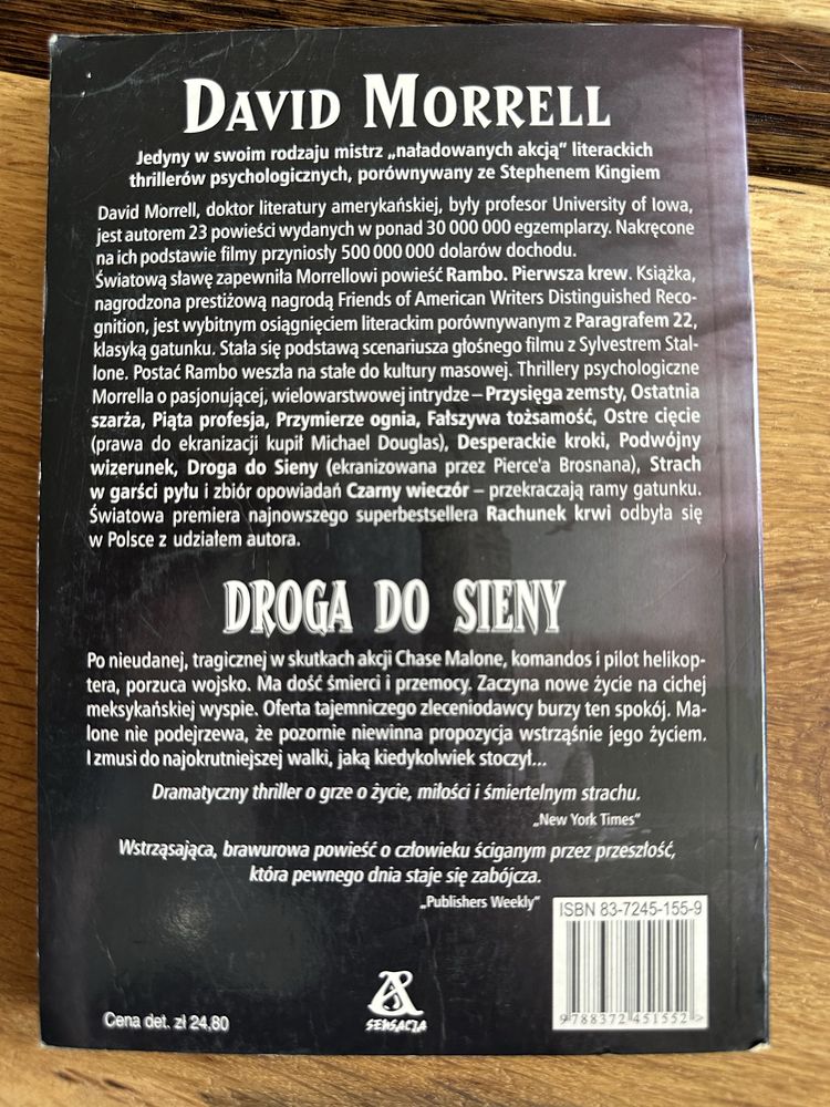 Droga do Sieny. David Morrell.