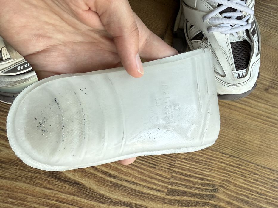 balenciaga track white/brown