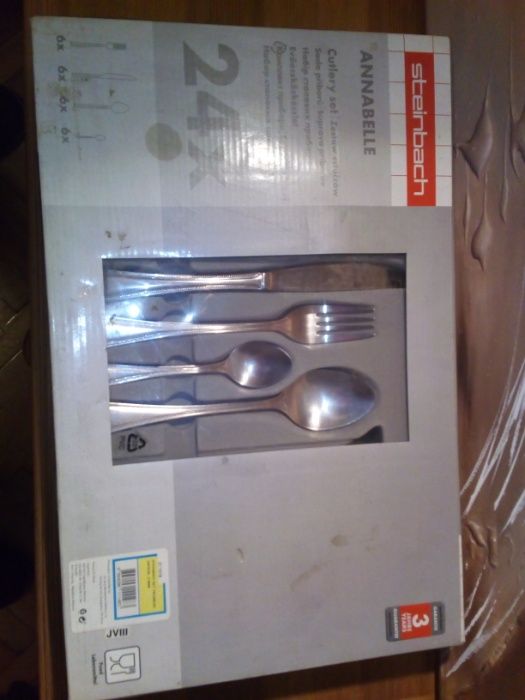 Sztućce Steinbach 24 szt nowe Germany 18-10