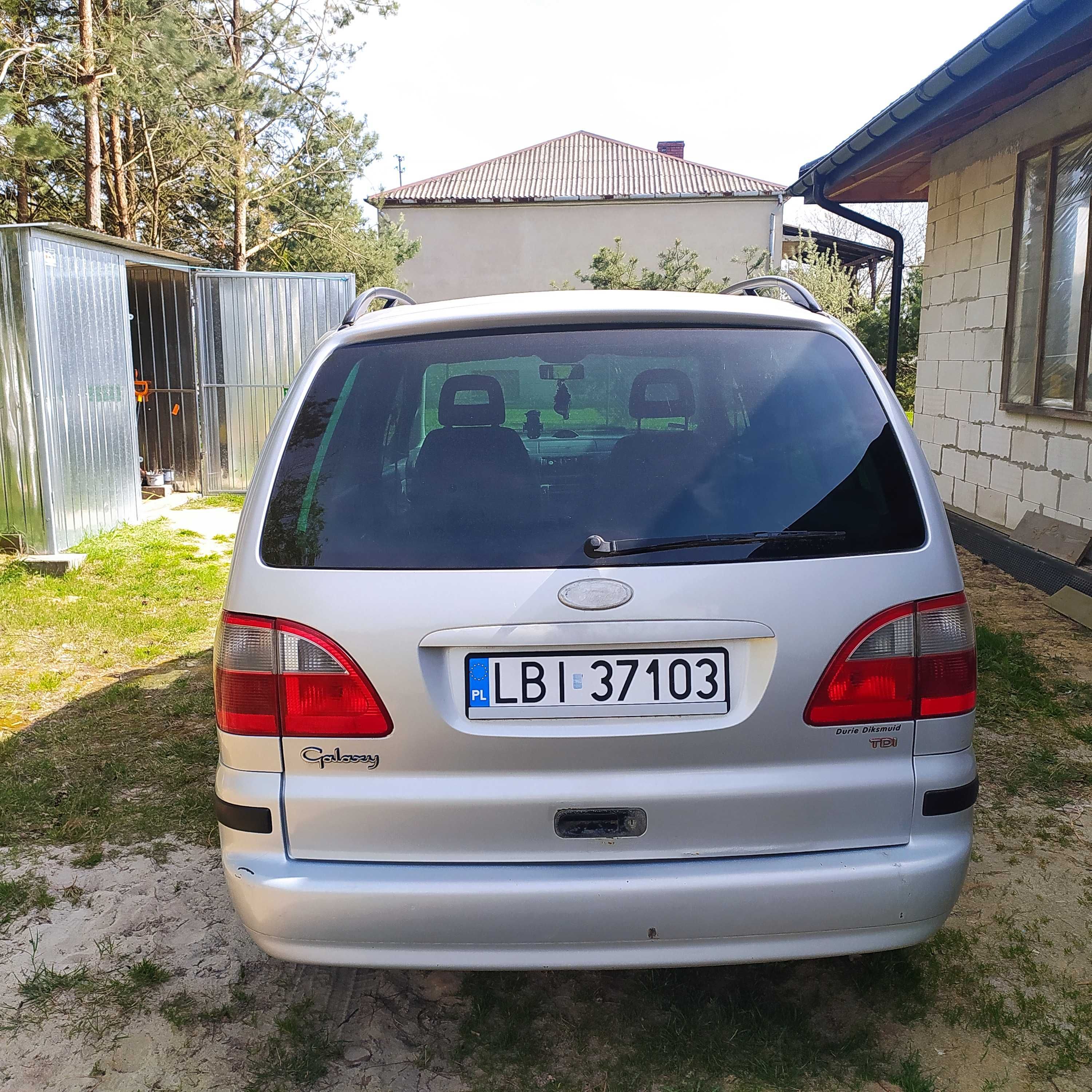 Ford Galaxy 1.9 TDI 2001r. Uszkodzony.