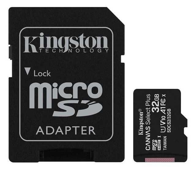 Kingston karta 32GB MicroSD class 10 A1 ** Video-Play Wejherowo