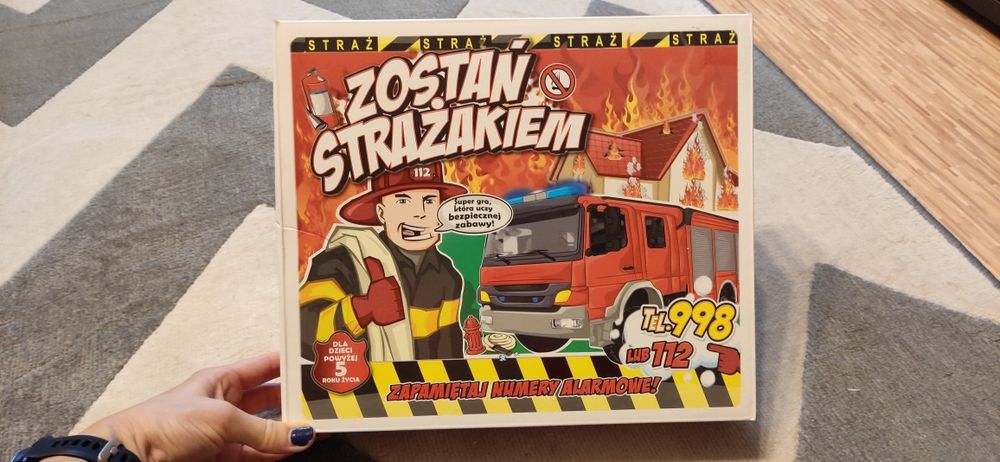 Gra planszowa zostań strażakiem