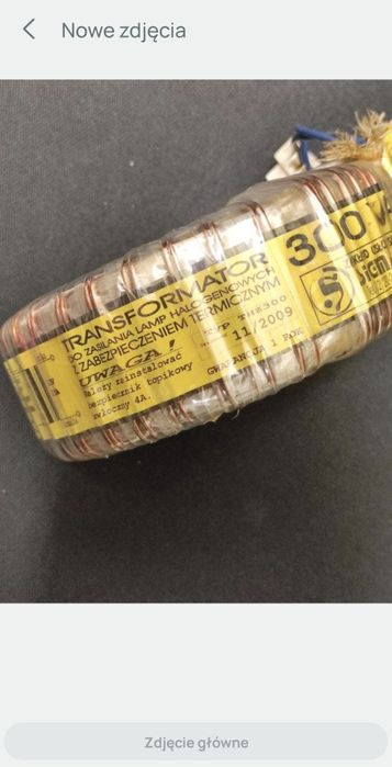 Transformator toroidalny 300va 12v duży