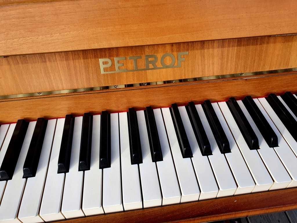 Pianino PETROF 103cm 1969r JASNY kolor drewna