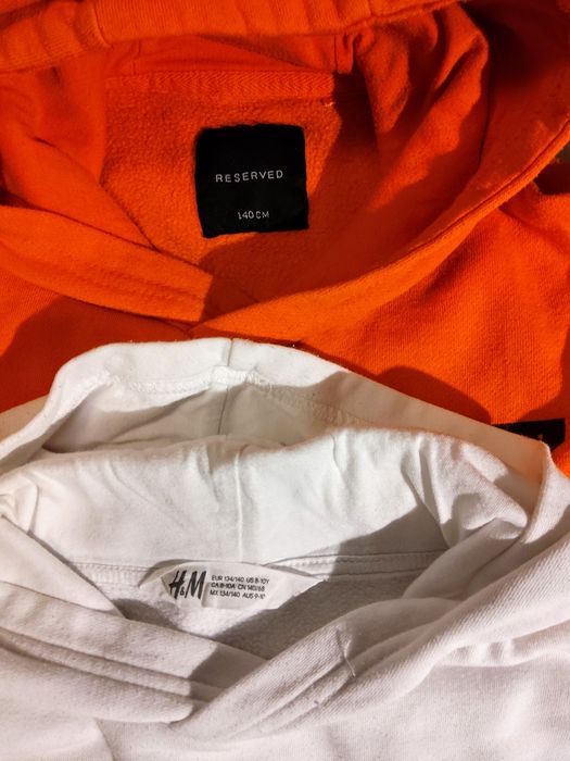 Bluza 2szt. 134/140, kapturem H&M, Reserved