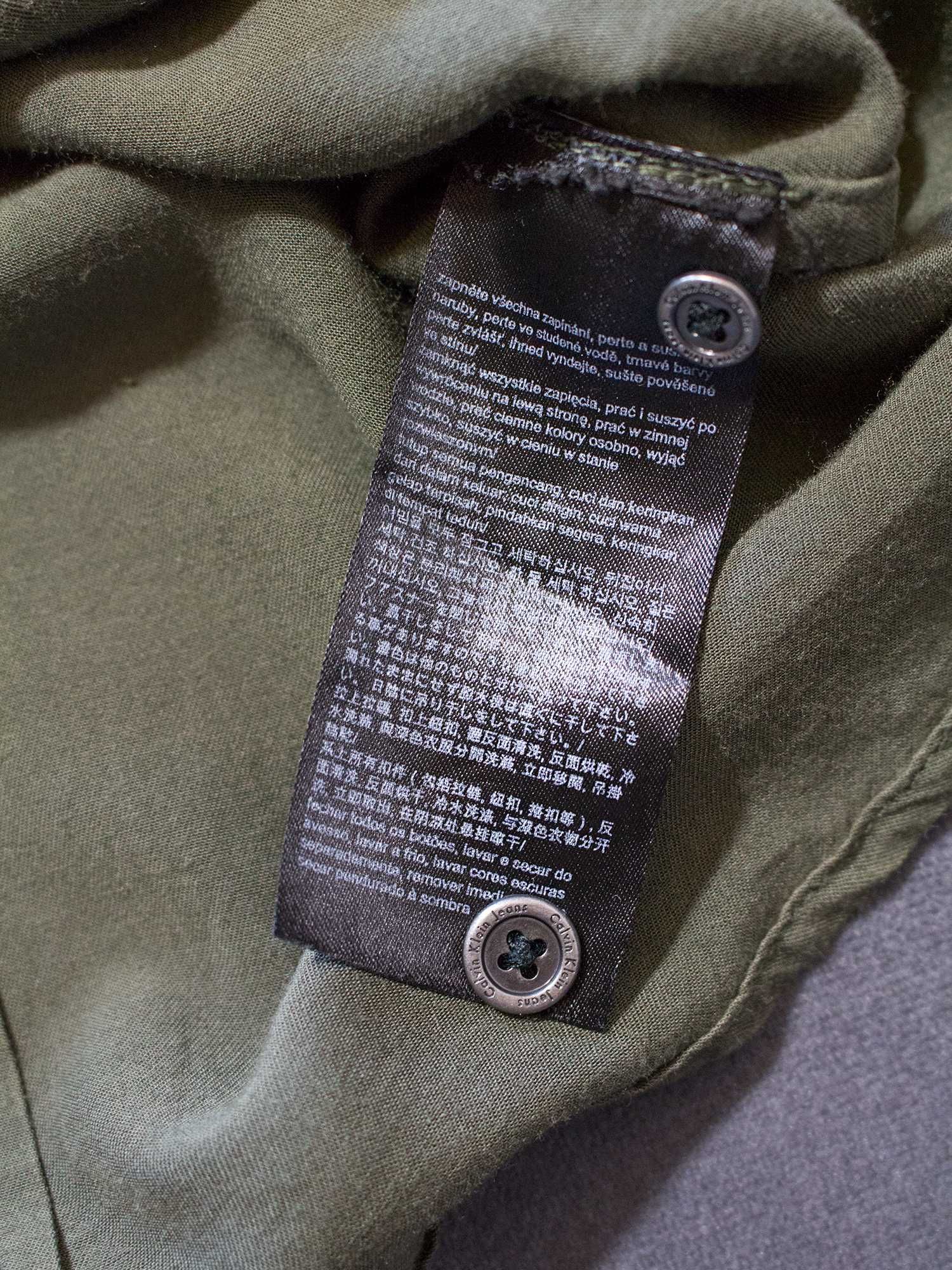 Zielona koszula damska khaki Calvin Klein Jeans XS
