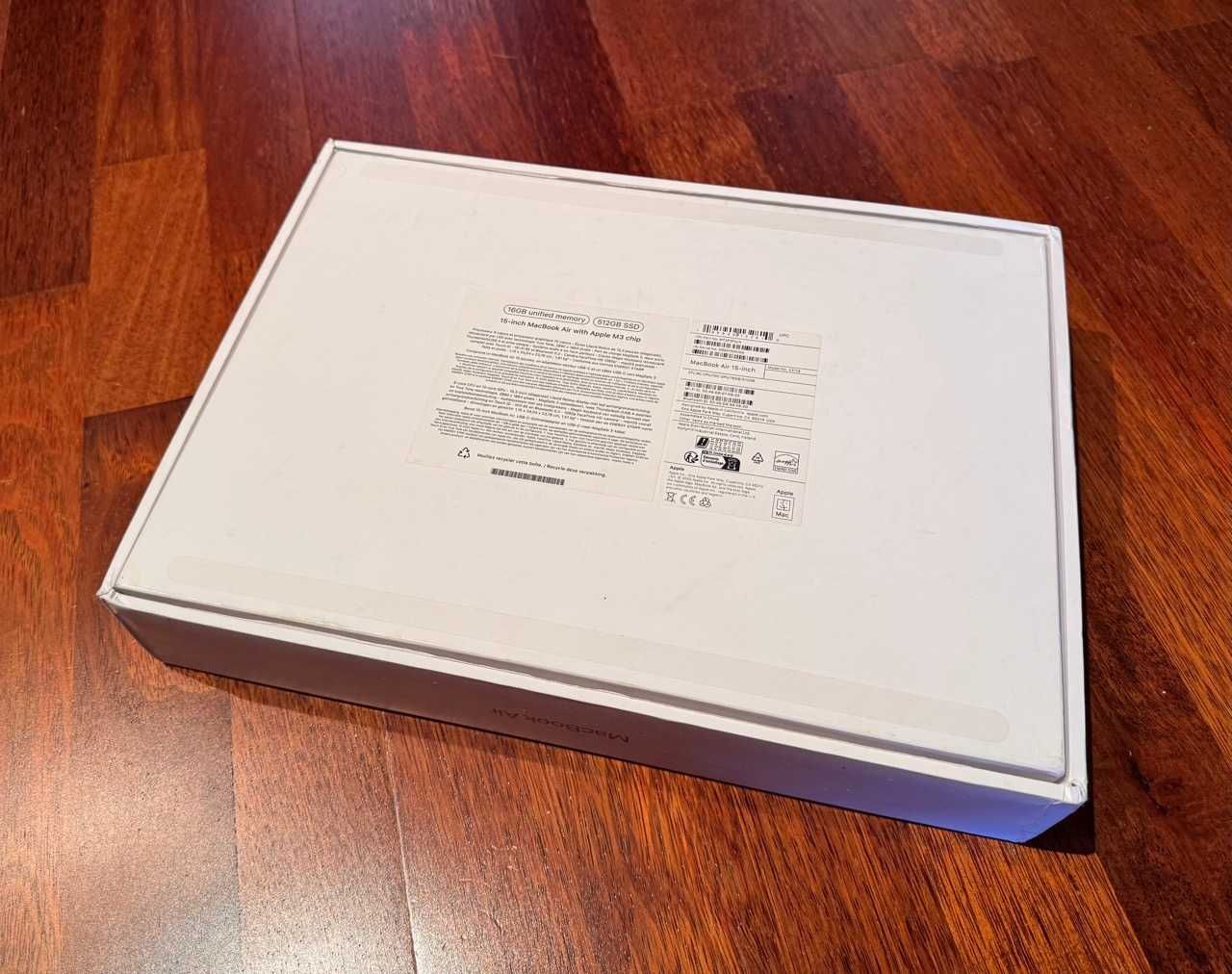 Apple MacBook Air 15 m3 16GB 512GB okazja jak nowy szkło na ekranie