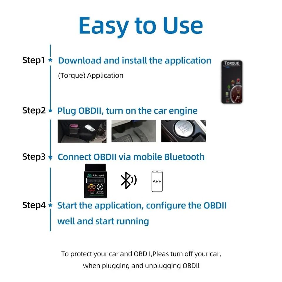 Сканер ELM327 Bluetooth