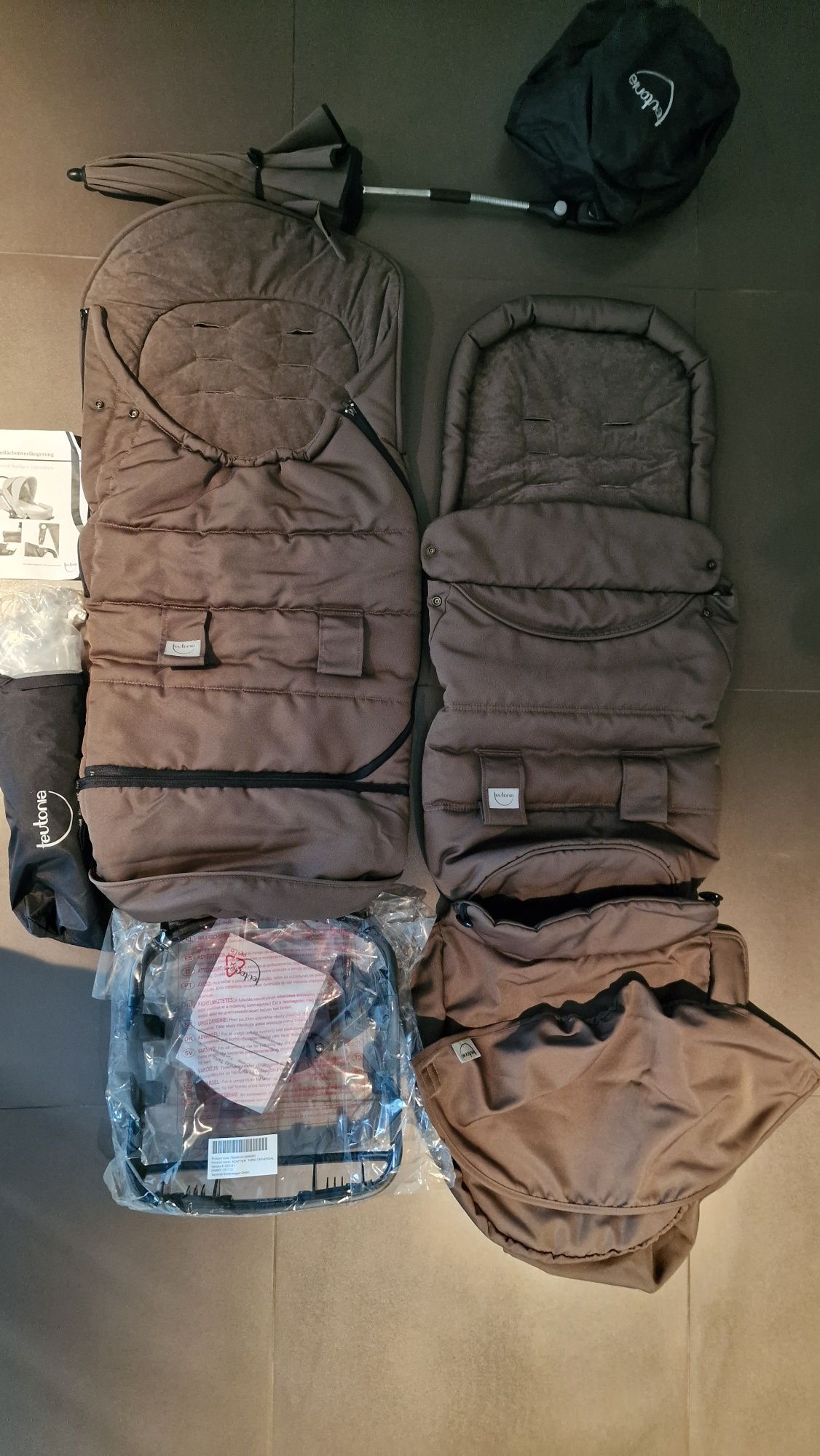 Wózek dziecięcy Teutonia (Mistral P) 3w1 + Mega wyposażenie - stan bdb