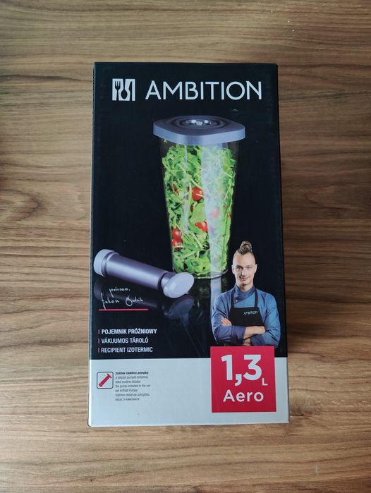 Pojemnik próżniowy Ambition Aero z pompką