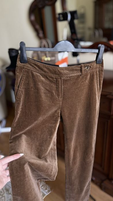 Sportmax vintage брюки оригінал вельвет s m