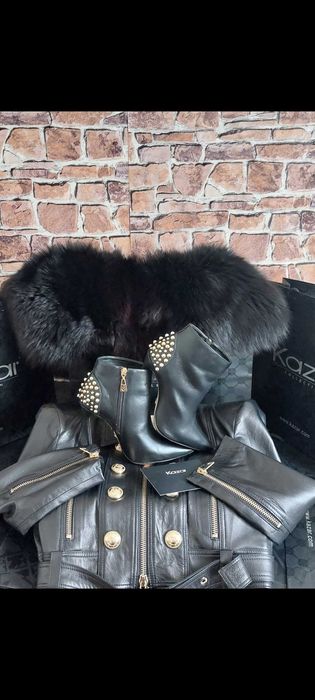 Luksusowe czarne skórzane botki z limitowanej serii Marki Kazar