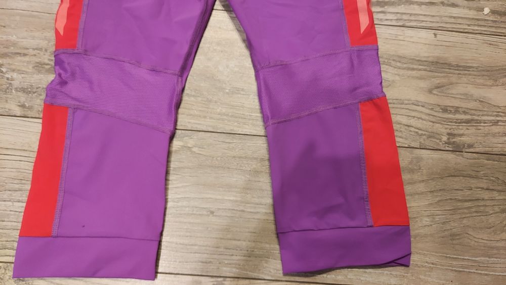 Adidas legginsy letnie/ getry biegowe 3/4 r.36 - S