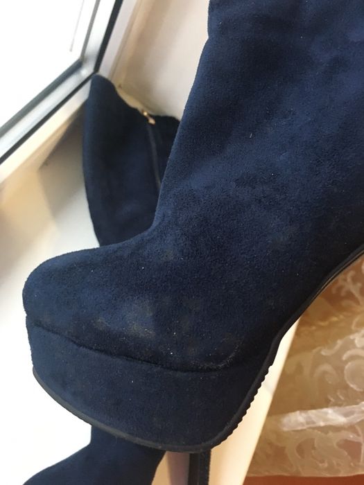 Продам зимові сапоги на каблуку