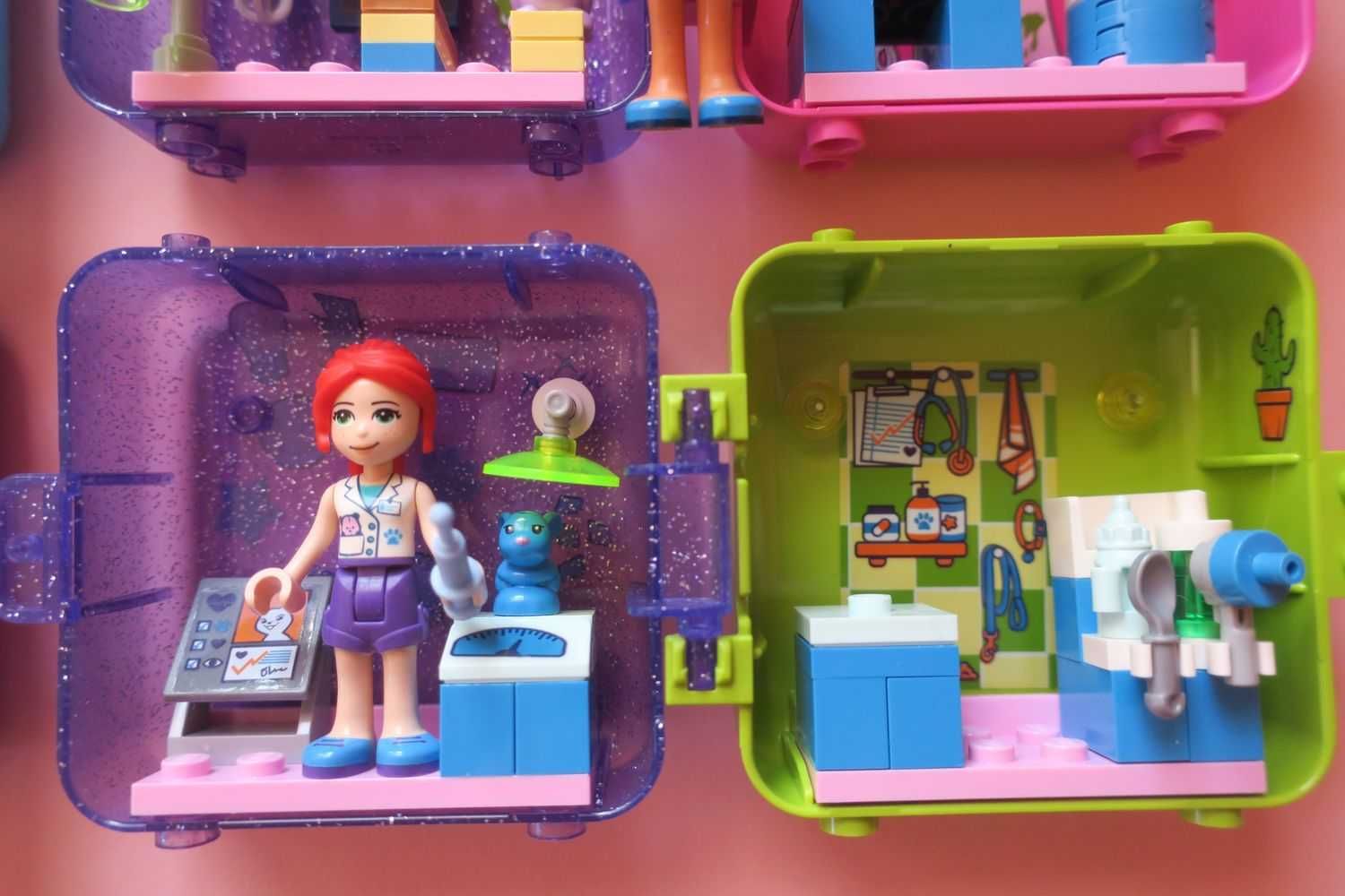 4 zestawy Lego Friends kostka do zabawy Emmy Olivii Mii Stephanie