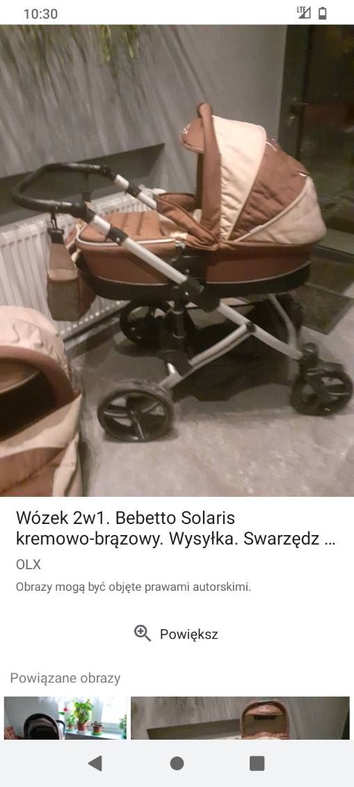 Wózek 3w1 dla dzidziusia