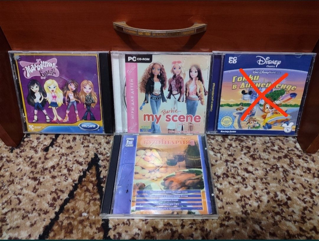 CD диски с детскими играми