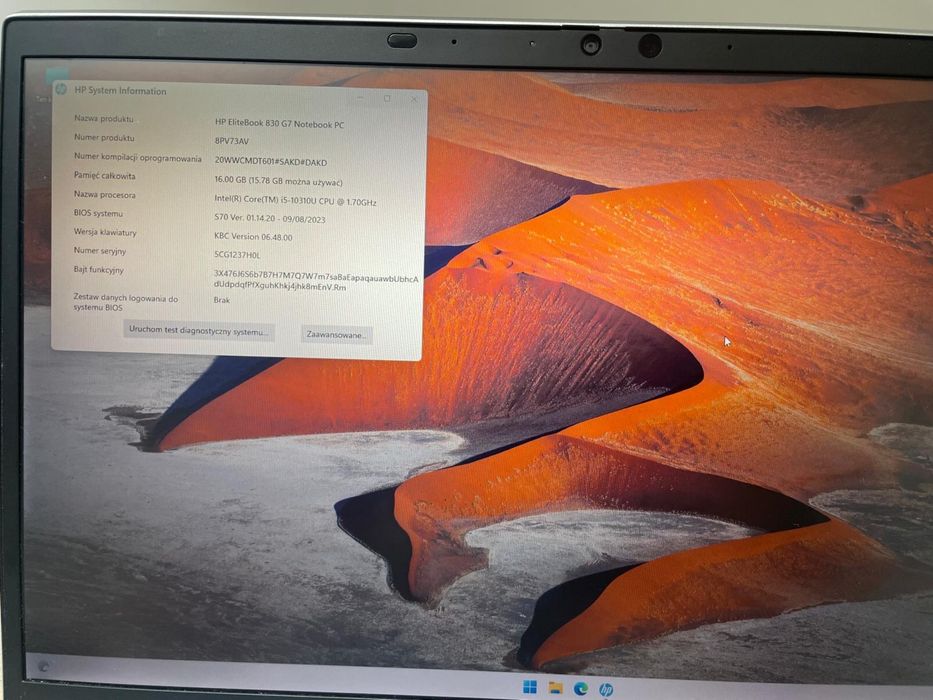 Laptop HP EliteBook 830 G7 Nootebook PC