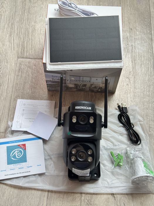 ‼️Вулична камера відеоспостереження 4G з Сонячною Батареєю