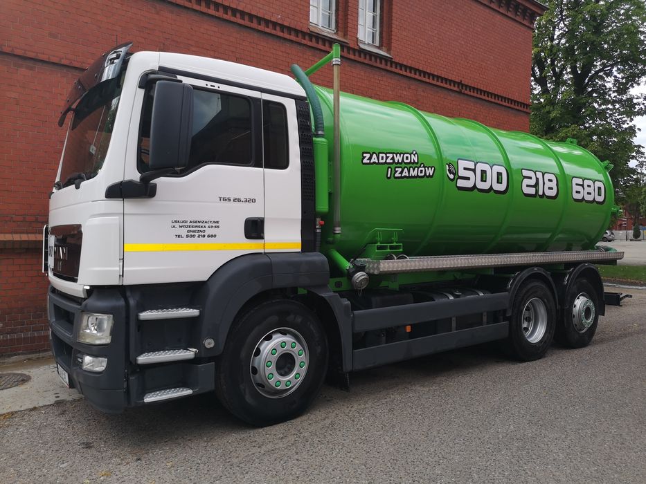 Usługi Asenizacyjne,wywóz szamba,wywóz nieczystości GNIEZNO NIECHANOWO