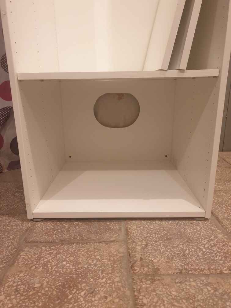 Szafka szafa korpus Platsa Ikea 60x180x55 biała 3x półka