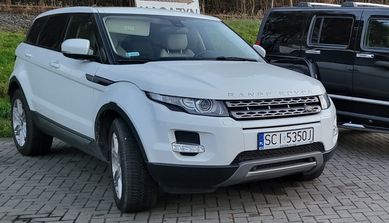 Land rover Evoque benzyna 4x4 zadbany Panorama