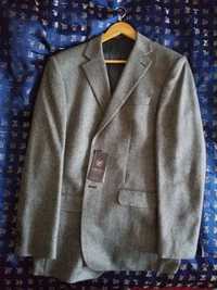 новый  мужской пиджак классика р 50  шерсть