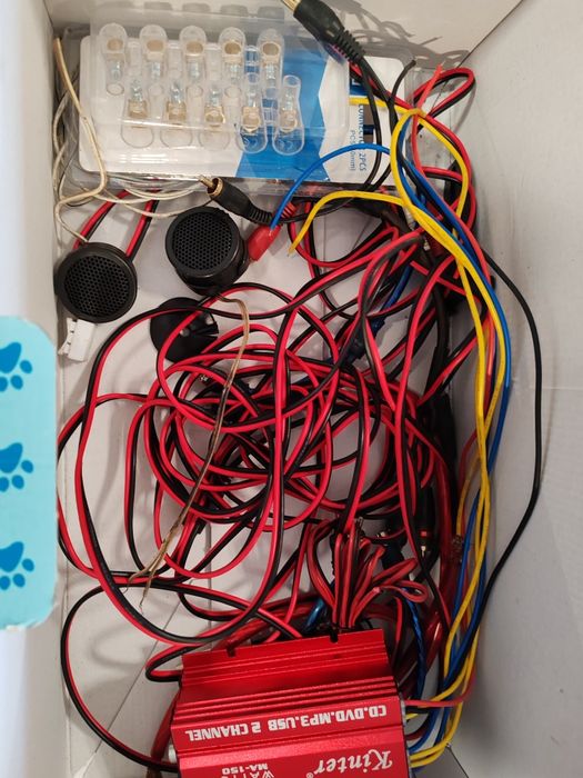 Sistema de som amplificador radio coluna