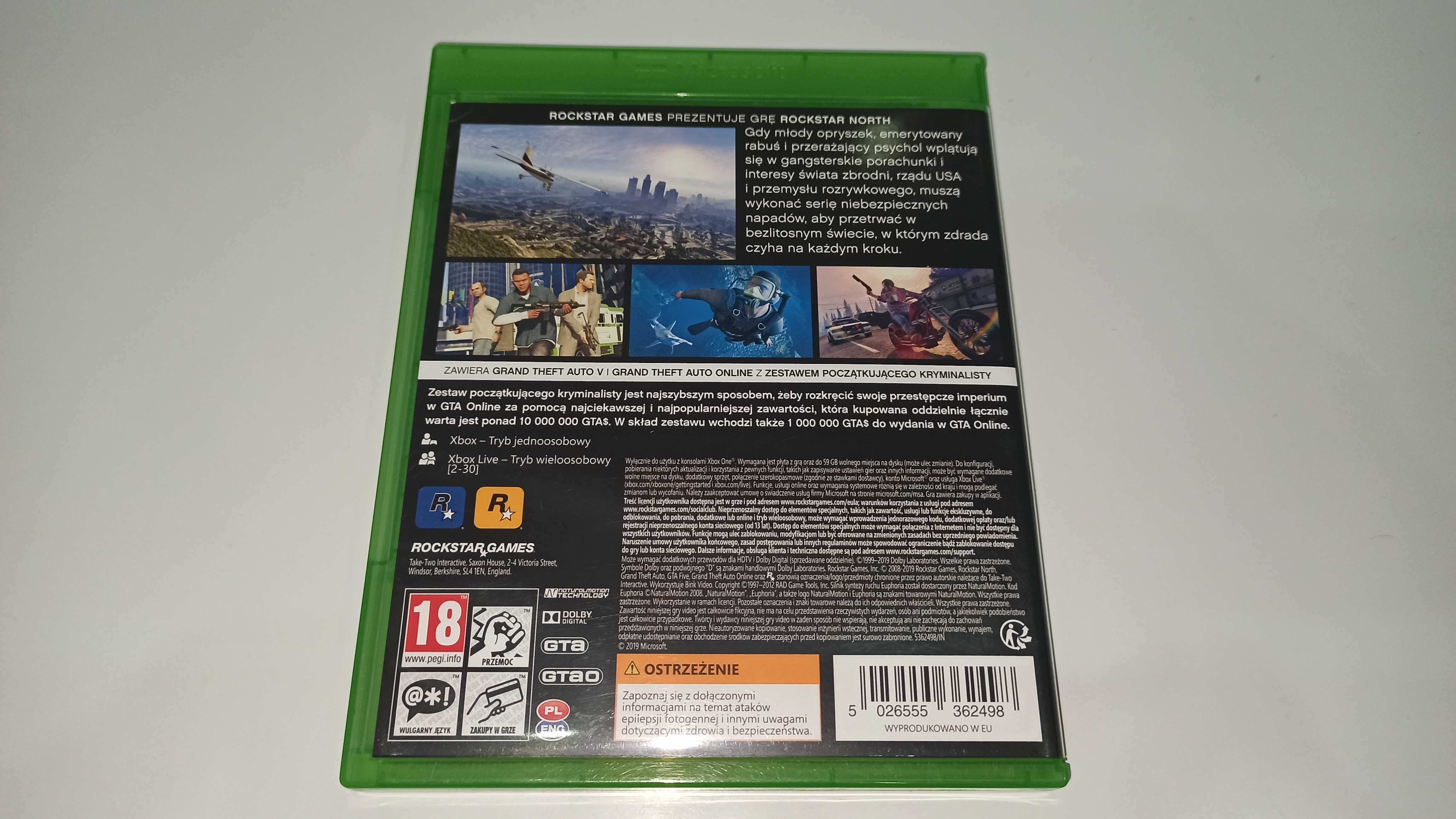 xbox one GTA 5 GTA V PL polsku w kolekcji obowiązek!