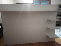 Painel com prateleiras para parede para TV Painel total - 140 X 100