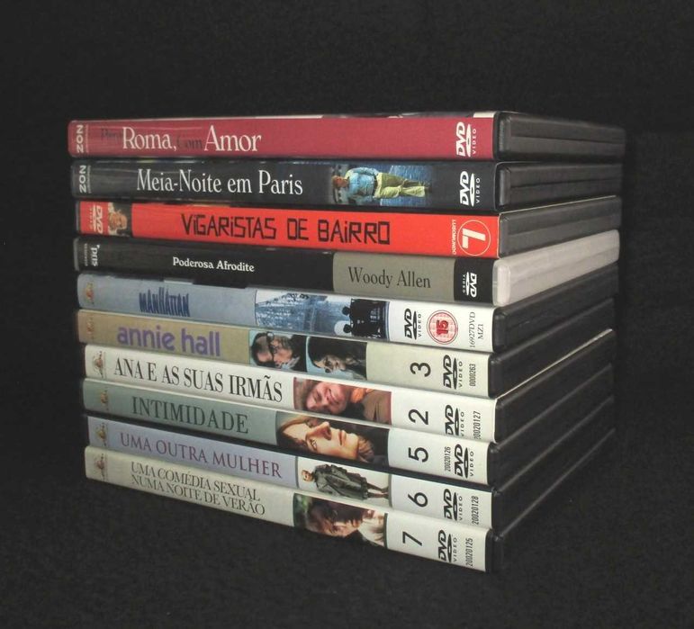 Colecção de DVD's Woody Allen 10 filmes