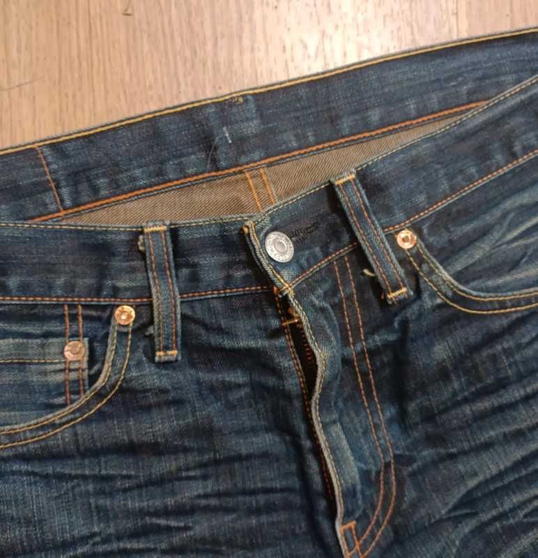 Levi's 511 32/32 męskie jeansy vintage granatowe