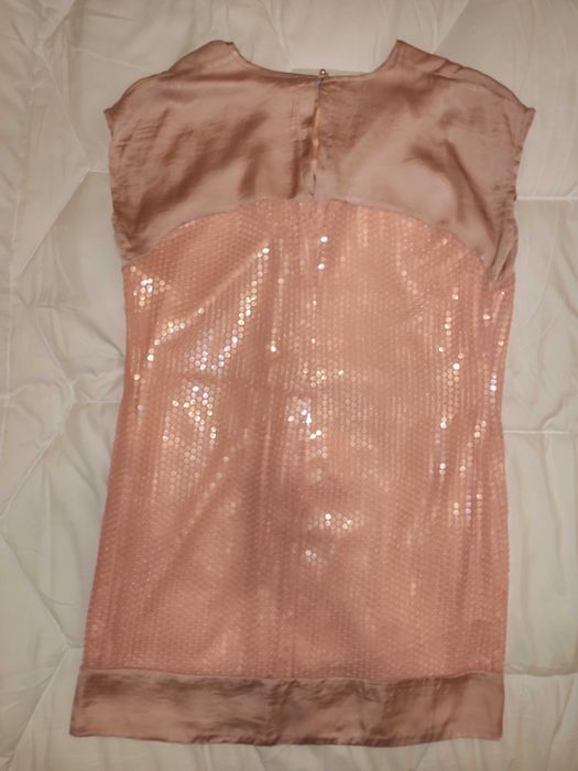 Vestido Lantejoulas Rosa
