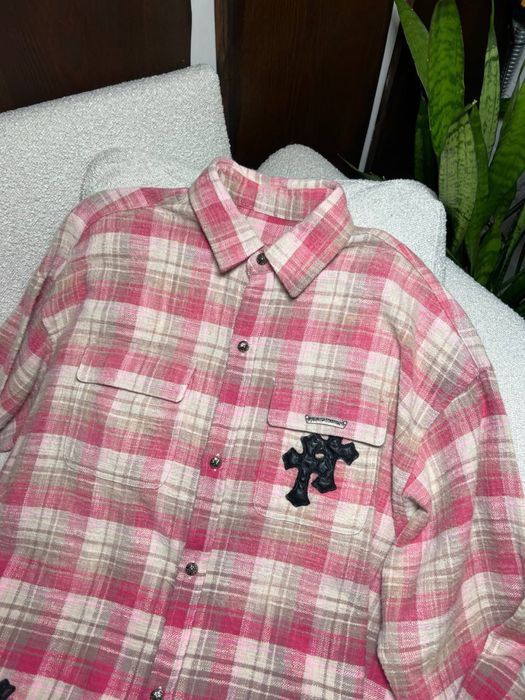 Ексклюзив! Розпродаж! Рубашка Chrome Hearts! Розмір: М-L