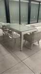 Conjunto de mesa c/ 6 cadeiras de exterior