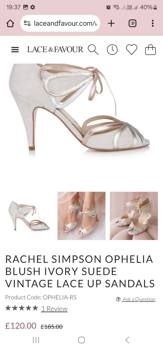 Buty Ophelia Rachel Simpson rozm. 40