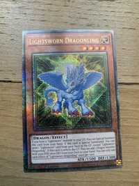 YU-GI-OH Lightsworn Dragonling secret rare LEDE-EN023