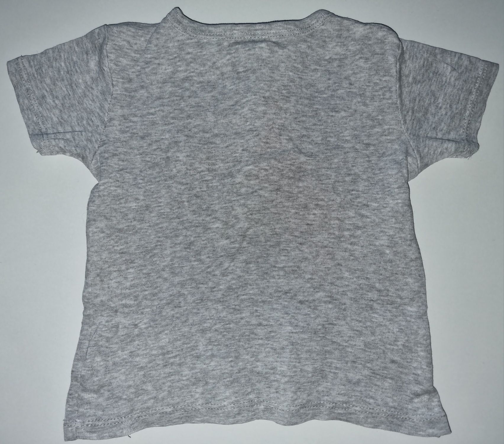 T-shirt z guziczkami Organic Cotton H&M rozm. 86