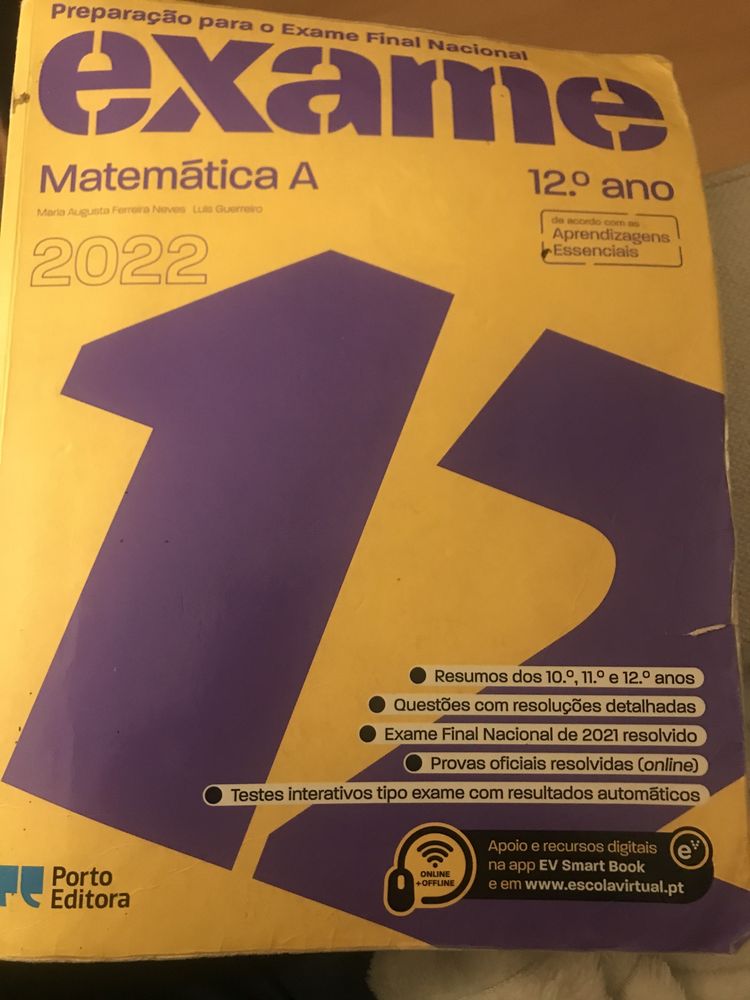 Livro Exame Matemática A 12ano