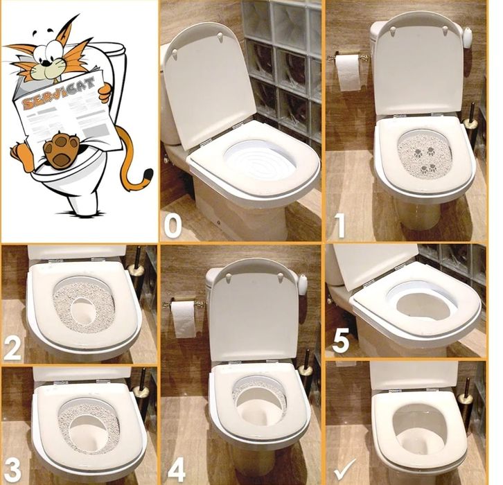 Nakładka na toaletę WC dla kota treningowa Servicat