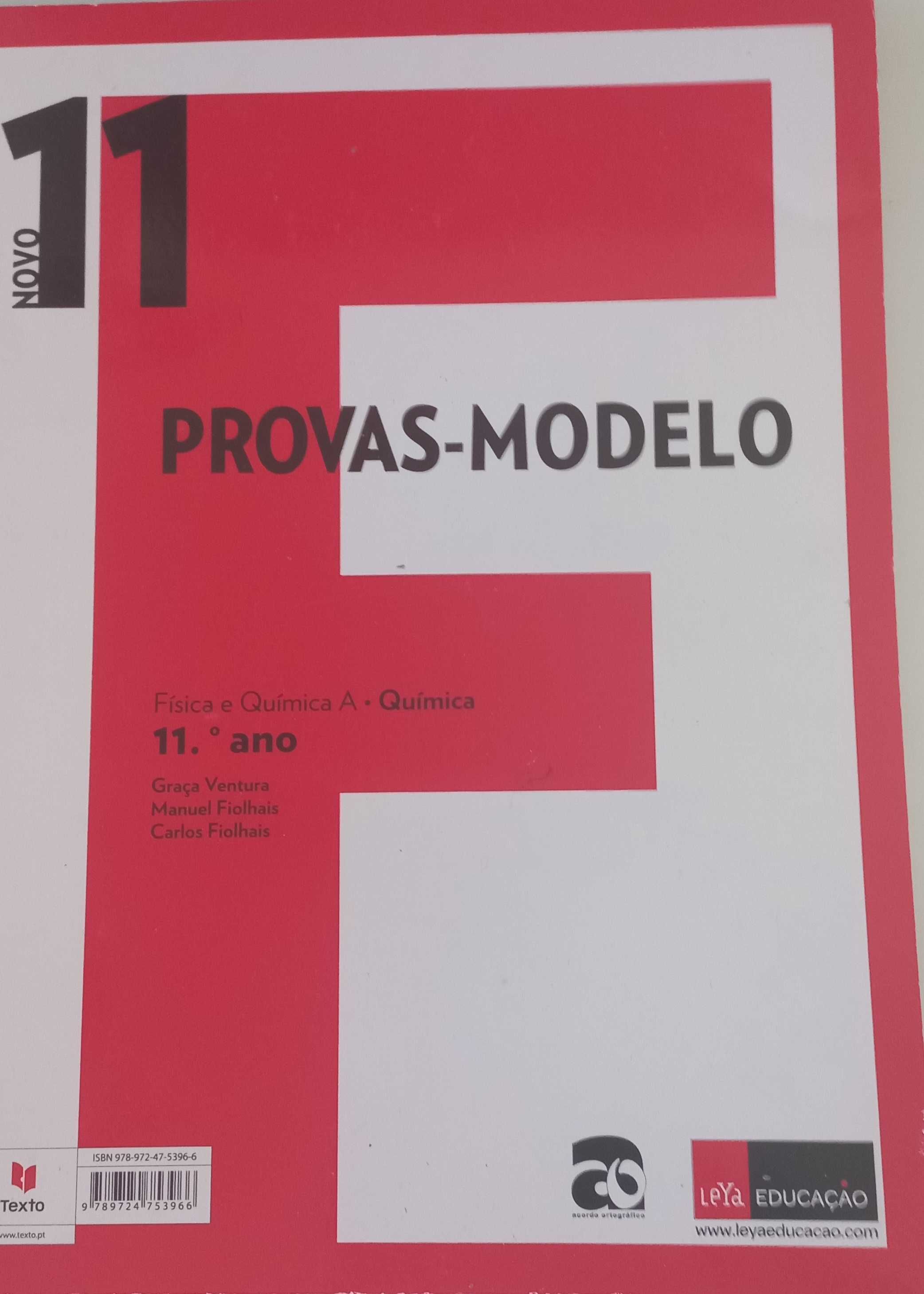 Livro Provas modelo Física e Química A: QUIMICA 11°ano