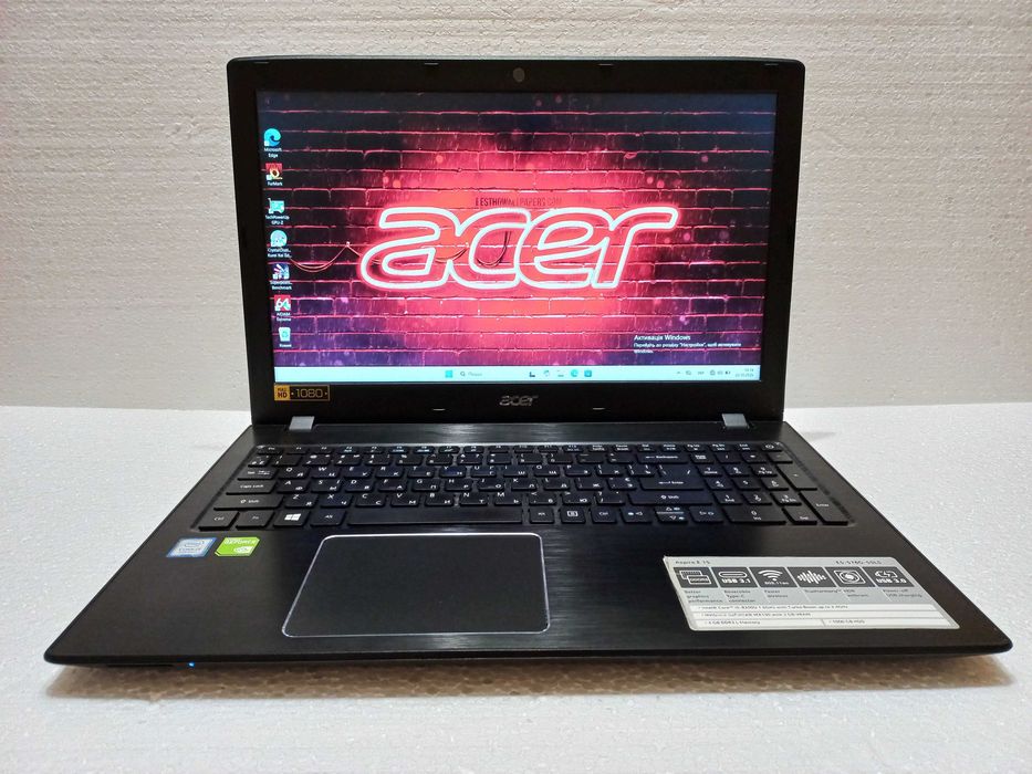 Игровой СВЕЖАК ACER E15 + (Core i5 8" го покол) + 16 RAM + Видео GDDR5