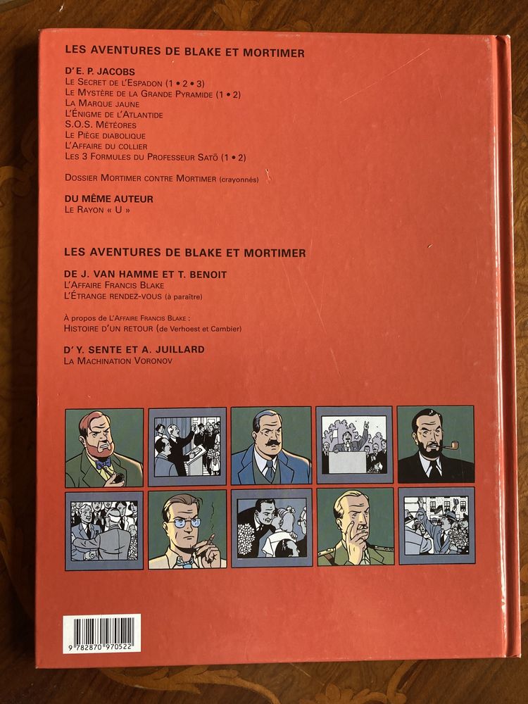 BD Les aventures de Blake et Mortimer - La Machination Voronov