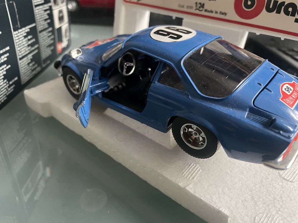 Bburago burago Hat Renault Alpine 1:24 1978r