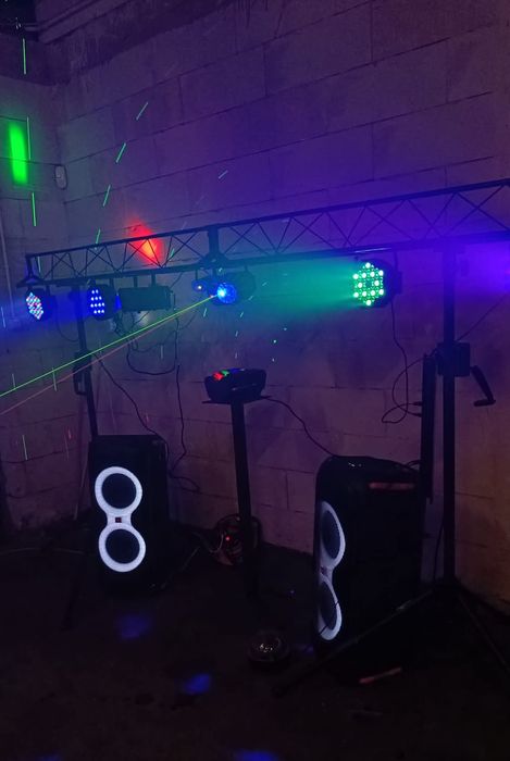 Wynajem nagłośnienie JBL + oświetlenie disco