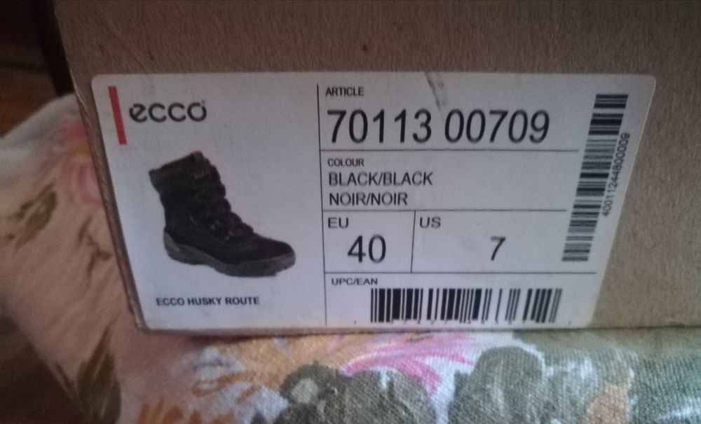 Ботинки женские ECCO Husky Route размер 39 НОВЫЕ