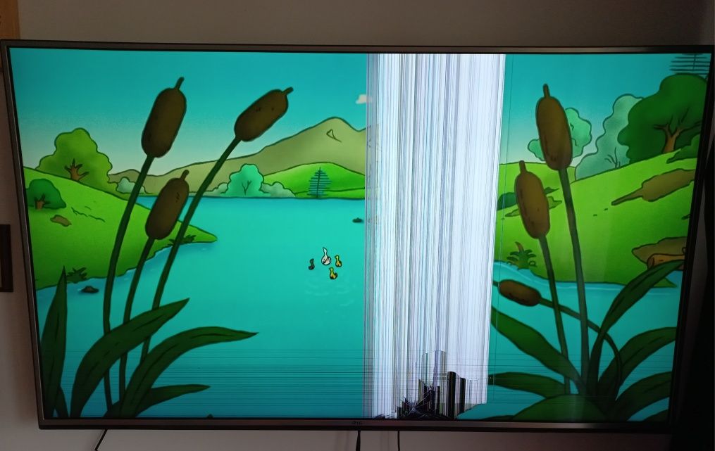 Telewizor LG 60 cali 60UH605V - uszkodzona matryca..